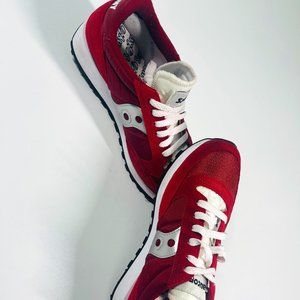 Saucony Burgurndy Red Sneakers